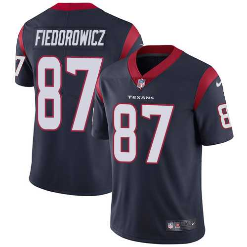 Nike Houston Texans #87 C.J. Fiedorowicz Navy Blue Team Color NFL Vapor Untouchable Limited Jersey,We sell and wholesale Nike Houston Texans #87 C.J. Fiedorowicz Navy Blue Team Color NFL Vapor Untouchable Limited Jersey on line form chian!